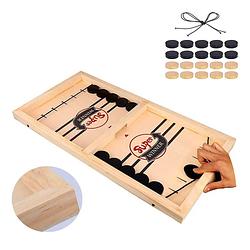 Foto van Allerion houten sling puck spel - party spel - voor jongens en meisjes