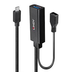 Foto van Lindy 43344 usb-c® (usb 3.2 gen 2) multiport hub 2 poorten zwart