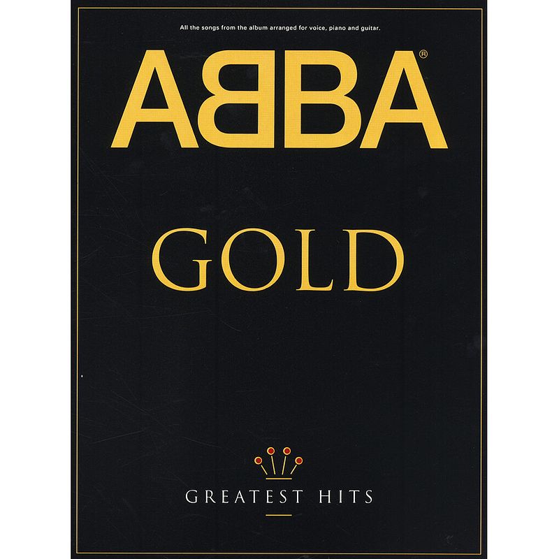 Foto van Musicsales abba gold: greatest hits voor piano, zang en gitaar