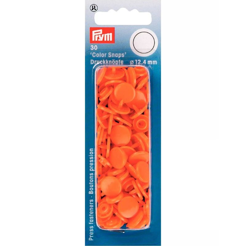 Foto van Prym colorsnaps rond oranje