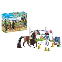 Foto van Playmobil world of horses zoe en blaze speelset 71355