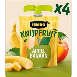 Foto van Jumbo knijpfruit appel banaan 4 x 90g