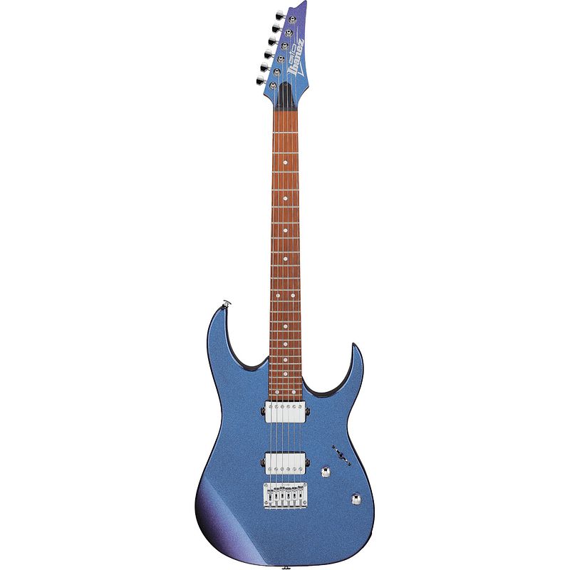 Foto van Ibanez grg121sp gio blue metal chameleon elektrische gitaar