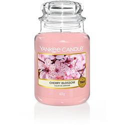 Foto van Yankee candle - cherry blossom geurkaars - large jar - tot 150 branduren