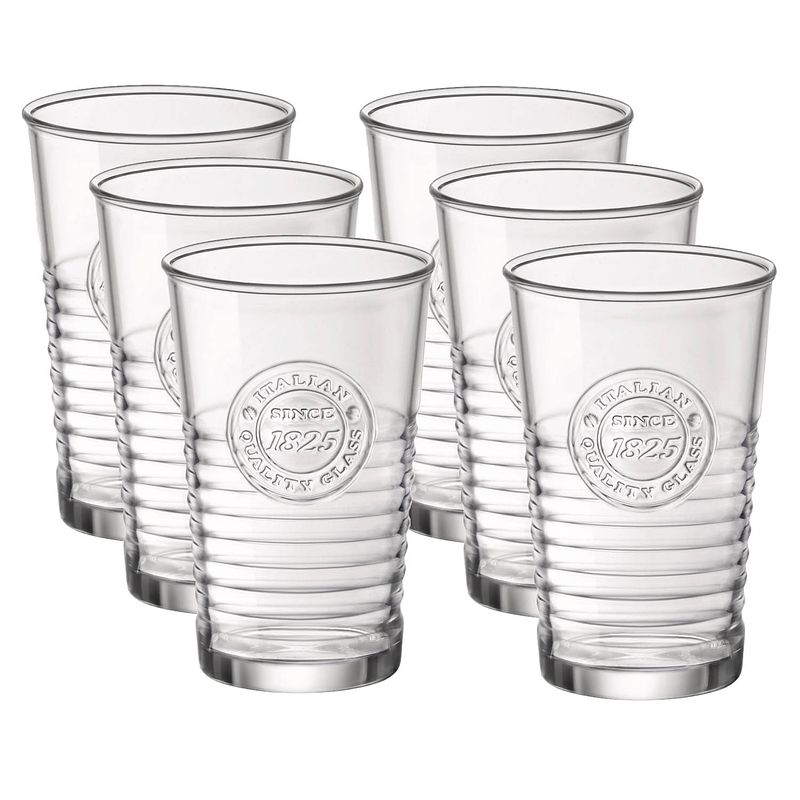 Foto van Set van 6x stuks waterglazen/drinkglazen transparant 300 ml - drinkglazen