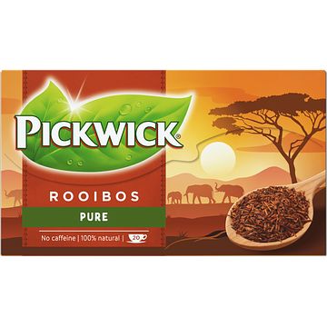 Foto van Pickwick 100% rooibos pure thee 20 stuks bij jumbo