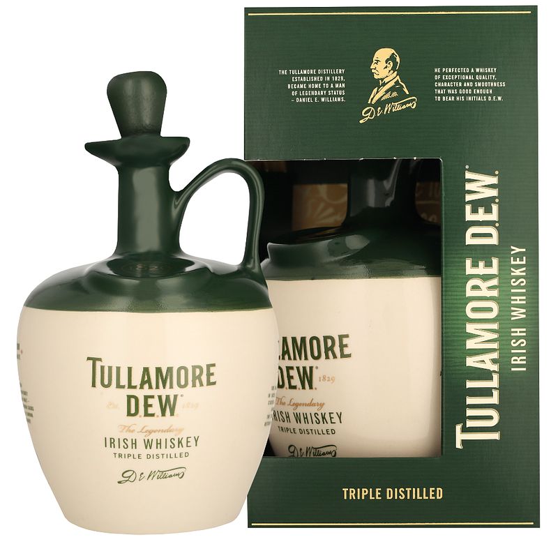 Foto van Tullamore dew crock 70cl whisky + giftbox