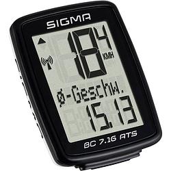 Foto van Sigma fietscomputer bc 7.16 ats zwart