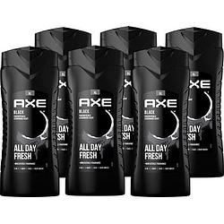 Foto van Axe 3in1 douchegel black xl 6 x 400ml aanbieding bij jumbo | 30% korting