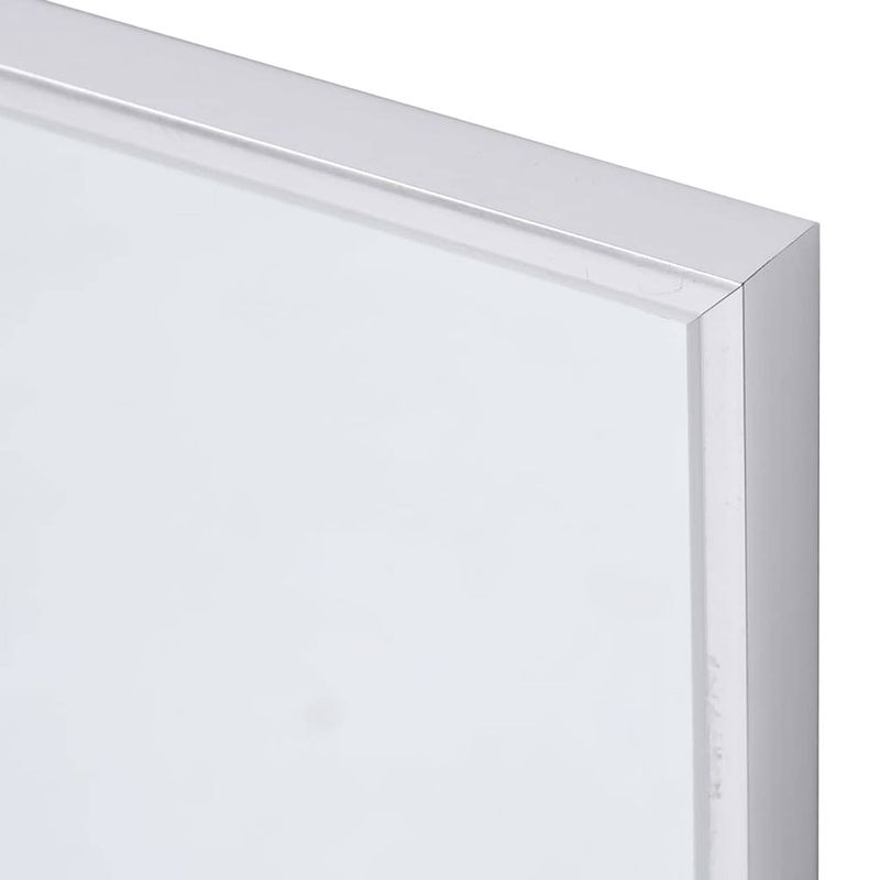 Foto van The living store spiegel - zilver - 100 x 60 cm - glas en pvc