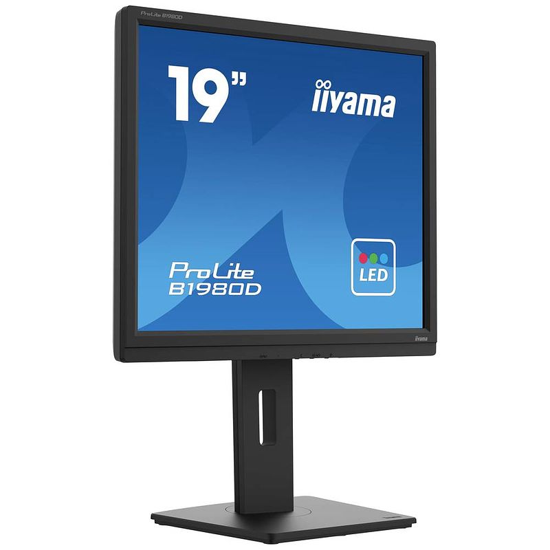 Foto van Iiyama prolite led-monitor 48.3 cm (19 inch) energielabel e (a - g) 1280 x 1024 pixel 5 ms vga, dvi tn led