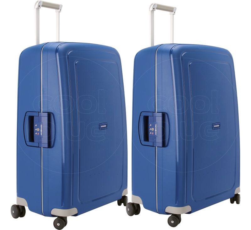 Foto van Samsonite s'cure spinner 75cm dark blue duo kofferset