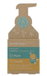 Foto van The green lab co. handzeep tablet refill kamille & munt