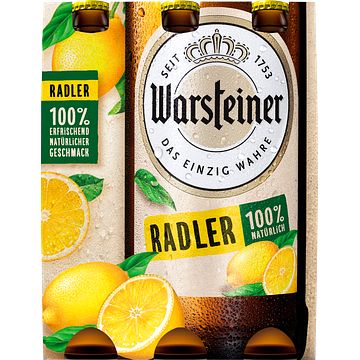 Foto van Warsteiner premium radler flessen 6 x 0, 33l bij jumbo