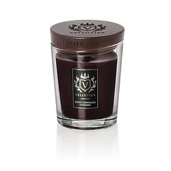 Foto van Vellutier geurkaars medium swiss chocolate fondant - 12 cm / ø 9 cm