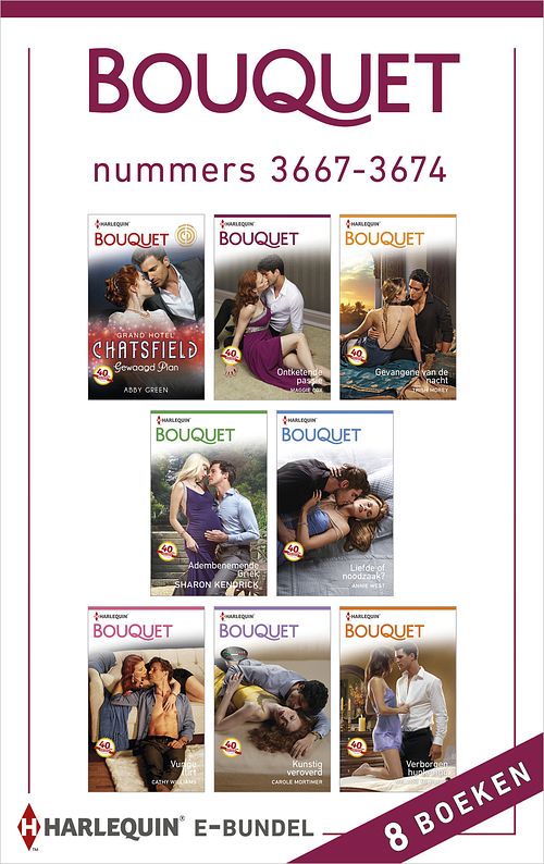 Foto van Bouquet e-bundel nummers 3667-3674 (8-in-1) - abby green - ebook (9789402515015)