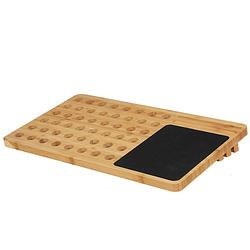 Foto van Laptop standaard van bamboe hout - groot 60 cm - houten