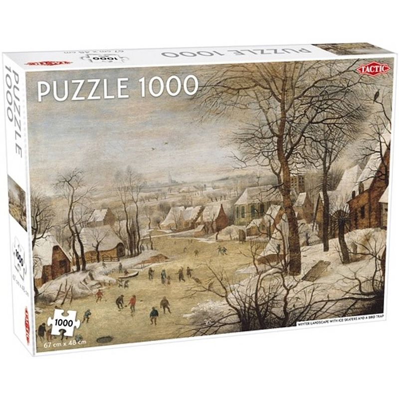 Foto van Tactic legpuzzel winterlandschap 1000 stukjes