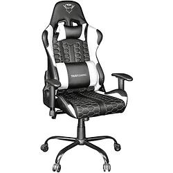 Foto van Trust gxt708w resto chair white gaming stoel wit/zwart