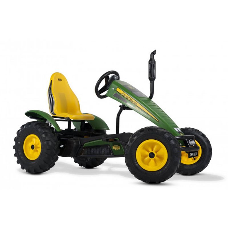 Foto van Berg skelter john deere e-bfr - elektrische skelter - groen / geel