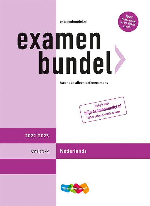 Foto van Examenbundel vmbo-k nederlands 2022/2023 - paperback (9789006077650)