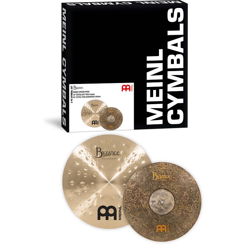 Foto van Meinl bmix6 byzance mixed set crash pack bekkenset 18-20