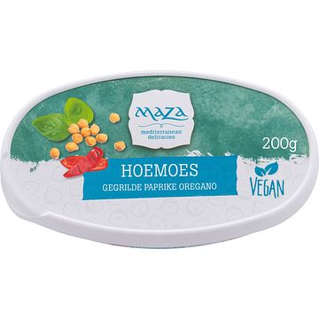 Foto van Maza hoemoes paprika oregano 200g bij jumbo