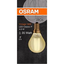Foto van Osram 4058075293496 led-lamp energielabel f (a - g) e14 kogel 5 w warmwit (ø x l) 45.0 mm x 78.0 mm 1 stuk(s)