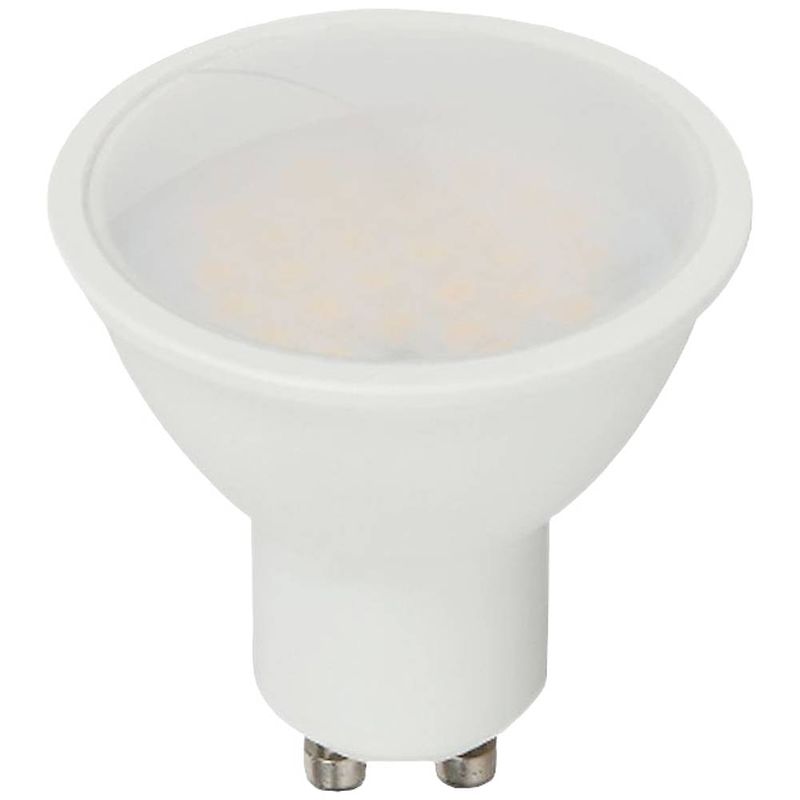 Foto van V-tac 21201 led-lamp energielabel f (a - g) gu10 reflector 4.50 w warmwit (ø x h) 50 mm x 56.5 mm 1 stuk(s)