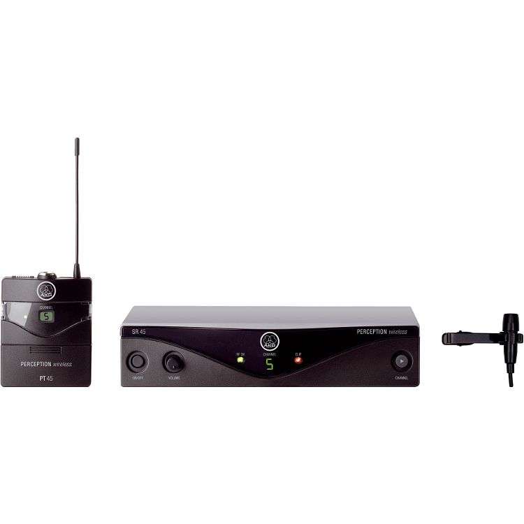 Foto van Akg perception wireless presenter set a draadloze dasspeldmicrofoon (530-560 mhz)