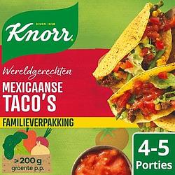Foto van Knorr wereldgerechten mexicaanse taco's familiepakket bij jumbo