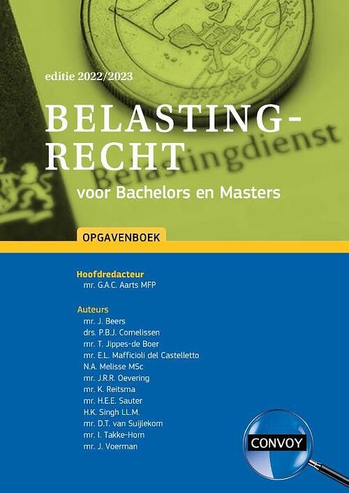 Foto van Belastingrecht voor bachelors en masters opgavenboek 2022-2023 - g.a.c. aarts - paperback (9789463173216)