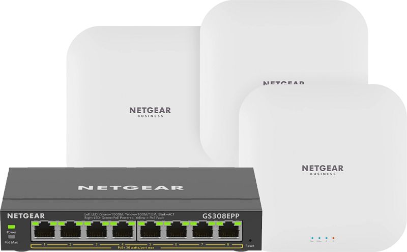 Foto van Netgear zakelijk netwerk startpakket - basis verbinding (zonder router)