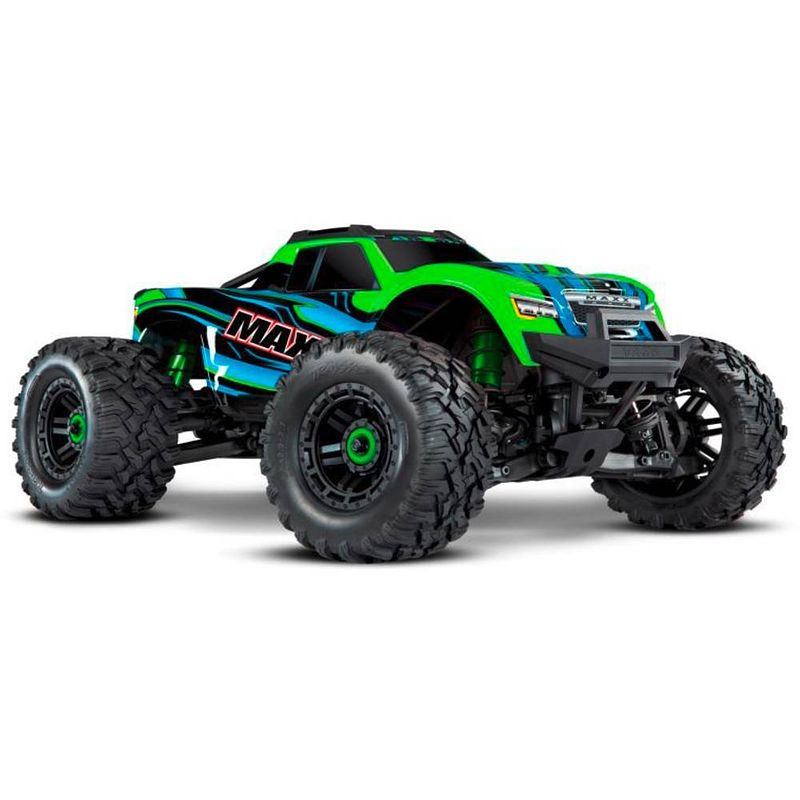 Foto van Traxxas maxx tsm sr groen brushless rc auto elektro monstertruck 4wd rtr 2,4 ghz