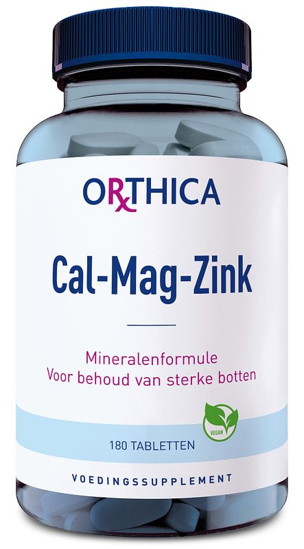 Foto van Orthica calcium magnesium zink tabletten