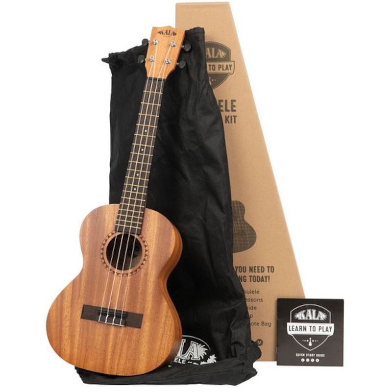 Foto van Kala learn to play ukulele tenor starter kit set tenor ukelele