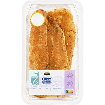 Foto van Jumbo curry indiase stijl pangasiusfilet 210g