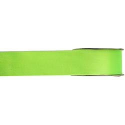 Foto van 1x hobby/decoratie lime groen satijnen sierlinten 1,5 cm/15 mm x 25 meter - cadeaulinten