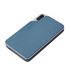 Foto van Intenso tx100 500gb externe ssd blauw