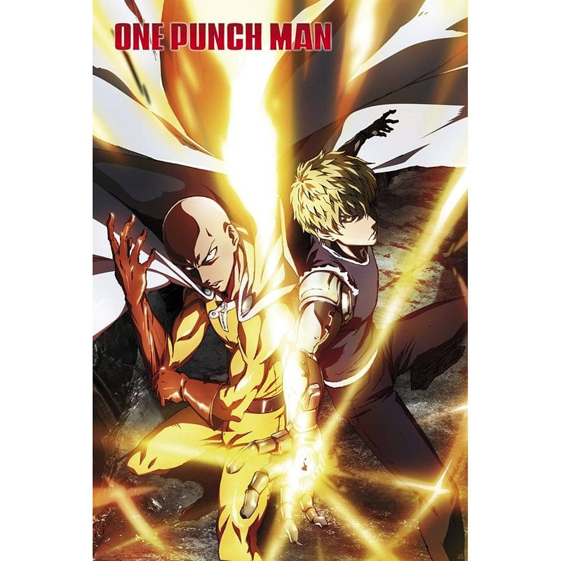 Foto van Abystyle one punch man saitama and genos poster 61x91,5cm