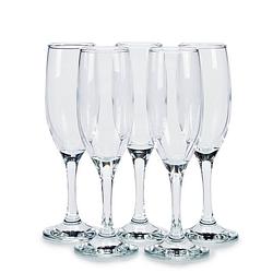 Foto van Pasabahce prosecco/champagneglazen - glas - set 6x stuks - 190 ml - champagneglazen