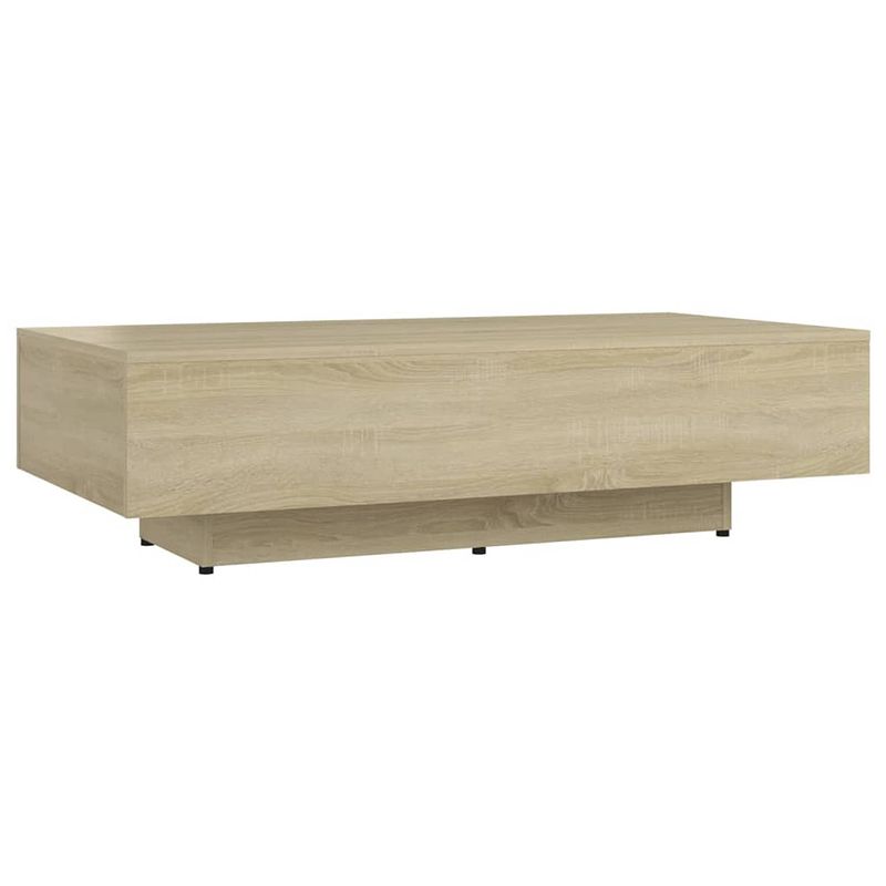 Foto van The living store banktafel bolton - salontafel - 115 x 60 x 31 cm - sonoma eiken