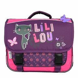 Foto van Lili lou meisjes schooltas rugzak lila 34x14x38