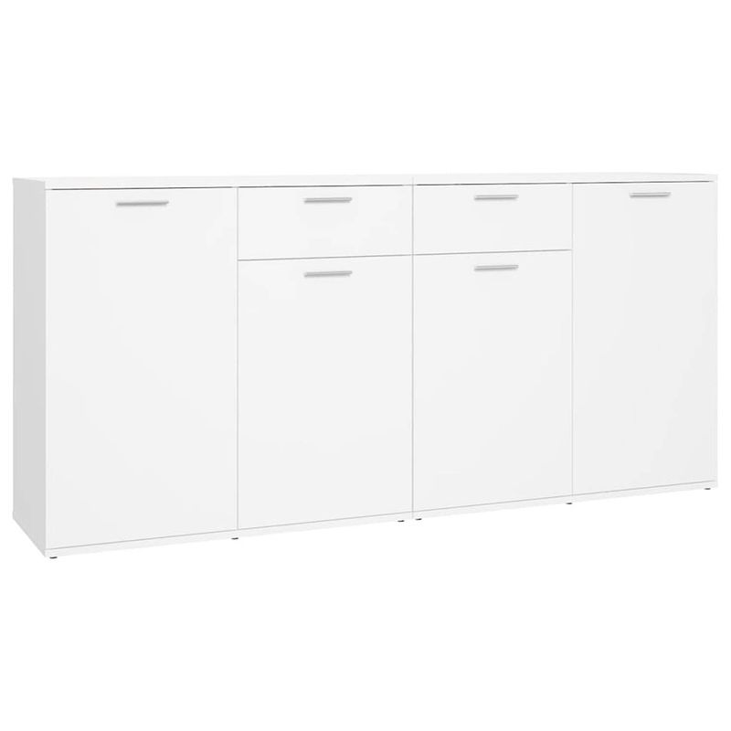 Foto van Vidaxl dressoir 160x36x75 cm spaanplaat wit