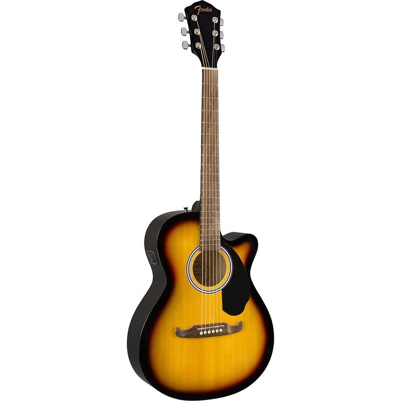 Foto van Fender fa-135ce concert sunburst wn elektrisch-akoestische westerngitaar