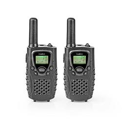 Foto van Nedis walkie talkie set - wltk0800bk - zwart