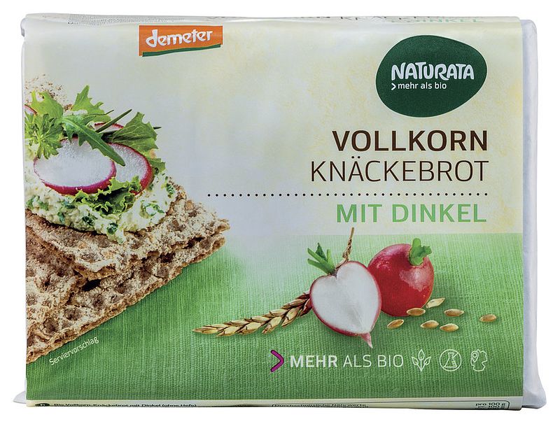 Foto van Naturata volkoren knäckebröd spelt biologisch