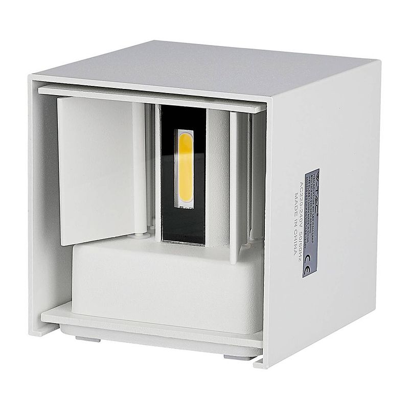 Foto van V-tac vt-759 led wandlamp - 5w - 3000k - 700 lumen - wit