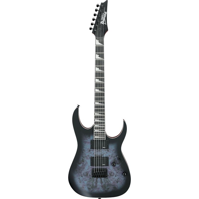 Foto van Ibanez grg121par gio brown black burst flat elektrische gitaar