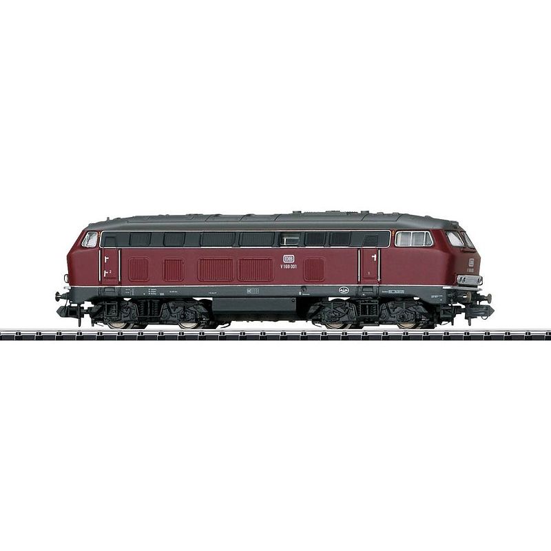 Foto van Minitrix 16276 n dieselloc br v169 van de db